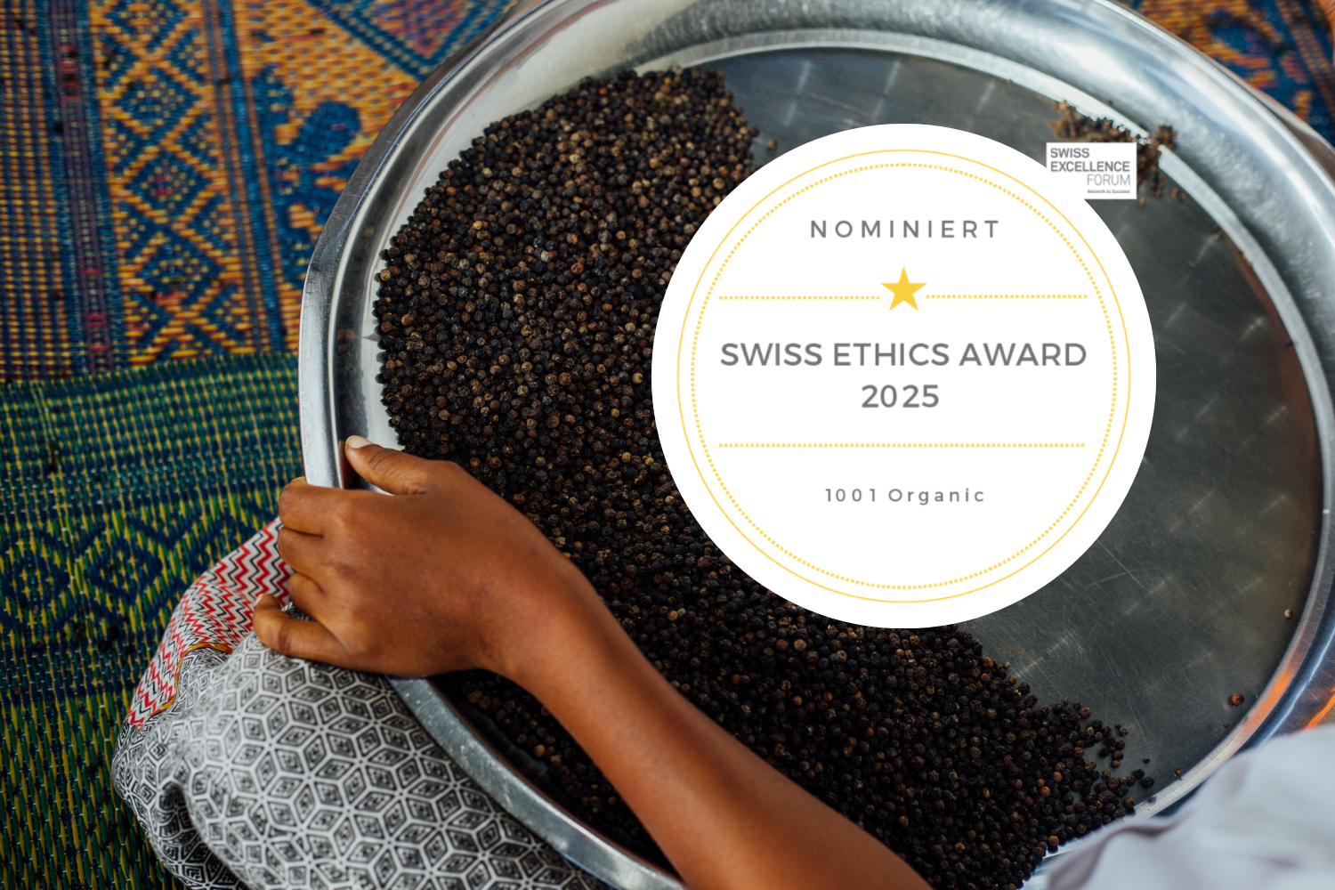 1001 Organic ist für den Swiss Ethics Award 2025 nominiert!